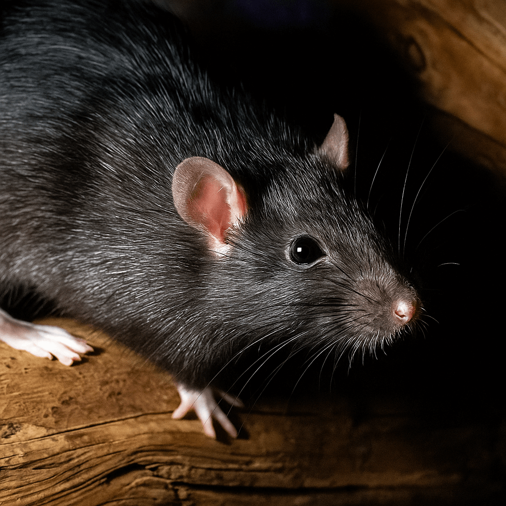 black rat common pests